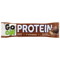 Go On Protein Bar Cocoa & Chocolate Flavour 50g - Μπάρα Πρωτεΐνης με 7 Βιταμίνες & Γεύση Κακάο, Σοκολάτα