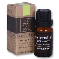 Apivita Essential Oil Bergamot Περγαμόντο 10ml - 100% Βιολογικό Αιθέριο Έλαιο με Διεγερτικές και Αντικαταθλιπτικές Ιδιότητες