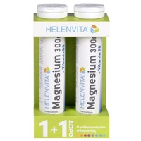 Helenvita Magnesium 300mg + Vitamin B6 2x20Effer.tabs - Συμπλήρωμα Διατροφής με Μαγνήσιο & Βιταμίνη Β6