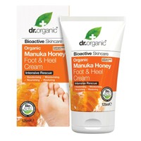 Dr Organic Manuka Honey Foot and Heel Cream 125ml - Κρέμα Ποδιών και Πελμάτων με Βιολογικό Μέλι Μανούκα