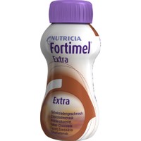 Nutricia Fortimel Extra Chocolate 4x200ml - Πόσιμο Θρεπτικό Σκεύασμα Υψηλής Περιεκτικότητας σε Πρωτεΐνη και Υψηλή Ενέργεια με Γεύση Σοκολάτα