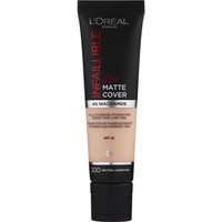 L'Oreal Paris Infaillible 32h Matte Cover Foundation Spf25, 30ml -200 Neutral Undertone - Foundation για Τέλεια Κάλυψη & Ματ Αποτέλεσμα