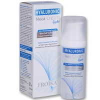 Froika Hyaluronic Moist Cream Light 50ml - Λεπτόρρευστη Κρέμα για Εντατική Ενυδάτωση με Υαλουρονικό Οξύ & Δομή Υγρών Κρυστάλλων