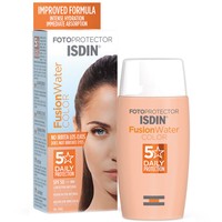 Isdin Fotoprotector Fusion Water Color Spf50, 50ml - Αντηλιακό Γαλάκτωμα Ελαφριάς Υφής με Χρώμα & Υψηλό Δείκτη Προστασίας
