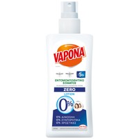 Vapona Zero Face & Body Repellent Lotion 100ml - Εντομοαπωθητικό Γαλάκτωμα σε Spray Κατά των Κουνουπιών για Πρόσωπο & Σώμα