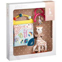 Sophie La Girafe Πακέτο Προσφοράς Birth Gift Set 0m+ Κωδ 010325, 1 Τεμάχιο - Παιχνίδι Οδοντοφυΐας Καμηλοπάρδαλη από Καουτσούκ, Κουδουνίστρα & Βιβλίο Δραστηριοτήτων