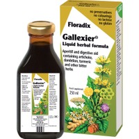 Floradix Gallexier Liquid Herbal Formula 250ml - Συμπλήρωμα Διατροφής Εκχυλίσματος Βοτάνων για τη Σωστή Λειτουργία του Γαστρεντερικού Συστήματος