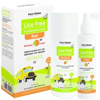 Frezyderm Lice Free Set 2χ125ml - Αγωγή Εξάλειψης Φθειρών,  Καταπραΰνει Από Κνησμό, Ερεθισμούς & Απαλλάσει Από Ψείρες & Κόνιδες