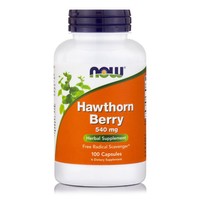 Now Foods Hawthorn Berry 540mg Συμπλήρωμα Διατροφής με Αγγειοδιασταλτική Δράση & Τόνωση των Αιμοφόρων Αγγείων 100 Caps