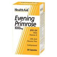 Health Aid Evening Primrose 1000mg 30caps - Συμπλήρωμα Διατροφής Έλαιο Νυχτολούλουδου για  Ισορροπία και Ομορφιά εκ των έσω