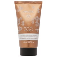 Apivita Royal Honey Rich Moisturizing Body Cream 150ml - Πλούσια Κρέμα Ενυδάτωσης Σώματος με Μέλι για Ξηρές Επιδερμίδες