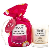 I Love... Glazed Raspberry Scented Candle Αρωματικό Κερί 200gr