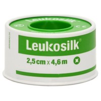 Leukosilk Αυτοκόλλητη Υποαλλεργική Επιδεσμική Ταινία  2.5cm x 4.6m