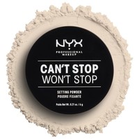 NYX Professional Makeup Can't Stop Won't Stop Setting Powder 6gr - Light - Ελαφριά Πούδρα Σταθεροποίησης