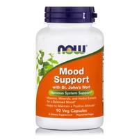 Now Foods Mood Support Συμπλήρωμα Διατροφής, Πολυφόρμουλα από Βότανα για την Υποστήριξη Υγιούς Νευρικού Συστήματος 90veg.caps