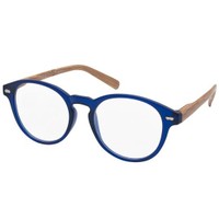 Eyelead Γυαλιά Διαβάσματος Unisex Μπλε με Ξύλινο Βραχίονα Ε185