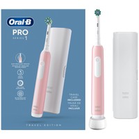 Oral-B Pro Series 1 Electric Toothbrush with Travel Case 1 Τεμάχιο - Ροζ - Ηλεκτρική Οδοντόβουρτσα με Χρονοδιακόπτη & Θήκη Ταξιδίου