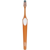 TePe Nova Medium Toothbrush 1 Τεμάχιο - Πορτοκαλί - Οδοντόβουρτσα Μέτριας Σκληρότητας που Διευκολύνει την Πρόσβαση στα Πίσω Δόντια & Κωνική Κεφαλή