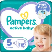 Pampers Active Baby Νο5 (11-16 kg) 112 Πάνες - 