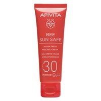 Apivita Bee Sun Safe Hydra Fresh Face Gel-Cream With Marine Algae & Propolis Spf30, Light Texture 50ml - Ενυδατική Κρέμα Gel Προσώπου Ελαφριάς Υφής, Υψηλής Αντηλιακής Προστασίας με Θαλάσσια Φύκη & Πρόπολη