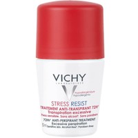 Vichy Deodorant Stress Resist Roll On 72h 50ml - Αποσμητική Φροντίδα 72h Κατά της Έντονης Εφίδρωσης
