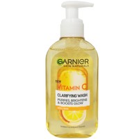 Garnier Skin Naturals Vitamin C Clarifying Face Wash Gel for Dull Skin 200ml - Καθημερινό Gel Καθαρισμού Προσώπου με Βιταμίνη C για Λάμψη της Επιδερμίδας