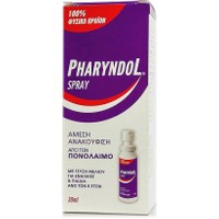 Pharyndol Spray Εκνέφωμα για Άμεση Ανακούφιση από τον Πονόλαιμο με Γεύση Μελιού 30ml