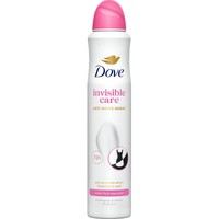 Dove Invisible Care 72h Anti-White Marks Spray 150ml - Αποσμητικό 72ωρης Αντιιδρωτικής Προστασίας Κατά των Λευκών Σημαδιών, με Διακριτικό Άρωμα Λουλουδιών