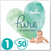 Pampers Pure Protection No1 (2-5kg) 50 πάνες