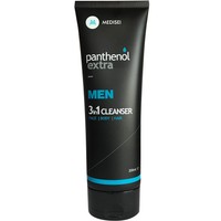Medisei Panthenol Extra Men 3 in 1 Cleanser 200ml - Ανδρικό Τζελ Καθαρισμού για Πρόσωπο, Σώμα και Μαλλιά