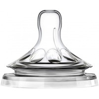 Avent Natural Θηλή Σιλικόνης Natural 1 Οπής 2τμχ SCF041/27