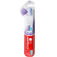 Colgate Slim Soft White 0.01mm 1 Τεμάχιο - Τιρκουάζ - Μαλακή Οδοντόβουρτσα με Πολύ Λεπτές Ίνες για Βαθύ Καθαρισμό