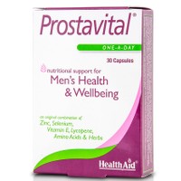 Health Aid Prostavital 30caps - Συμπλήρωμα Διατροφής με Βιταμίνες, Μέταλλα & Φυτικά Εκχυλίσματα για τον Προστάτη