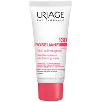 Uriage Roseliane Spf30 Visible Redness Neutrilizing Care 40ml - Ανάλαφρη, Μη Λιπαρή Κρέμα Προσώπου Κατά της Ερυθρότητας για Επιδερμίδα με Τάση για Κοκκινίλες με Δείκτη Υψηλής Αντηλιακής Προστασίας