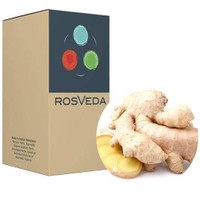 RosVeda Pure Essential Oil Ginger 100% Φυτική Σύνθεση Αιθέριο Έλαιο Πιπερόριζα 10ml