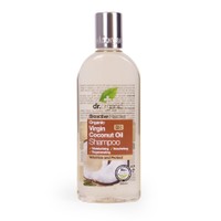 Dr Organic Organic Virgin Coconut Oil Shampoo 265ml - Σαμπουάν με Βιολογικό Έλαιο Καρύδας που Χαρίζει Όγκο, Ιδανικό για Λεπτά & Άτονα Μαλλιά