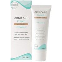 ​​​​​​​Synchroline Aknicare Teintée Face Cream for Oily Acne-Prone Skin 50ml - Clair - Ματ Ενυδατική Κρέμα Προσώπου με Χρώμα & Αντιμικροβιακή Δράση για Λιπαρό Δέρμα με Τάση Ακμής