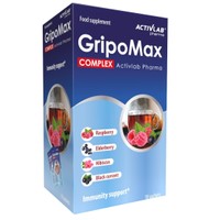 ActivLab GripoMax Extra Food Supplement Vitamin C Immunity Support 10 Sachets - Συμπλήρωμα Διατροφής με Βιταμίνη C για την Καλή Λειτουργία του Ανοσοποιητικού