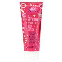 Aloe+ Colors So Velvetine Spraklin Body Lotion 100ml - Ενυδατικό Γαλάκτωμα Σώματος για Προστασία & Θρέψη, με Άρωμα Πούδρας