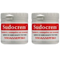 Σετ Sudocrem 2x125ml - Ήπια Αντισηπτική & Καταπραϋντική Κρέμα Ιδανική για Αλλαγή Πάνας