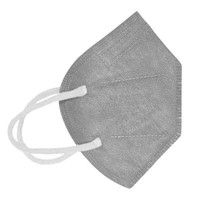 Tara Filtering Half Non Medical 5 Layer Masks FFP2 NR KN95 Grey 1 Τεμάχιο - Μάσκα Προστασίας με Μεταλλικό Έλασμα μιας Χρήσης σε Γκρι Χρώμα