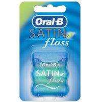 Oral-B Satin Floss 25m - Οδοντικό Νήμα με Μεταξένια Υφή για μια Aπαλή & Άνετη Εμπειρία Καθαρισμού
