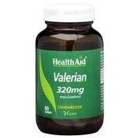 Health Aid Valerian 320mg 60tabs - Συμπλήρωμα Διατροφής Τιτλοδοτημένο Φυσικό Ηρεμιστικό