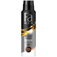 Fa Men Invisible Power 72h Anti-Perspirant Spray Dry 150ml - Ανδρικό Αντιιδρωτικό Spray 72ωρης Προστασίας, με Άρωμα Φρεσκάδας 