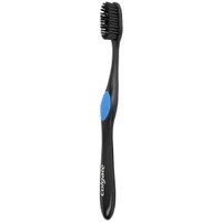 Colgate 360 Charcoal Toothbrush Medium 1 Τεμάχιο - Μπλε - Μέτρια Οδοντόβουρτσα με Ίνες Εμπλουτισμένες με Άνθρακα, για Βαθύ Καθαρισμό