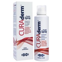 Uni-Pharm Curaderm Powder Spray 125ml - Δερματικό Εκνέφωμα σε Μορφή Spray για Γρήγορη Επούλωση του Τραυματισμένου Δέρματος