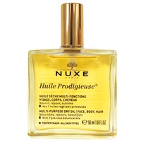 Nuxe Huile Prodigieuse 50ml - Ξηρό Λάδι Ενυδάτωσης & Λάμψης για Πρόσωπο - Σώμα - Μαλλιά με Άρωμα από Άνθη Πορτοκαλιάς, Μανόλιας & Βανίλιας
