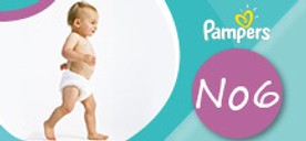 Pampers νούμερo 6 (για μωράκια 13 κιλά+)