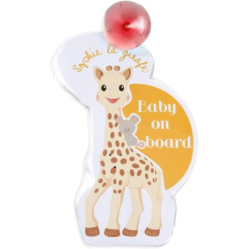 Sophie La Girafe Flash Baby on Board 3m+ Κωδ 470213, 1 Τεμάχιο