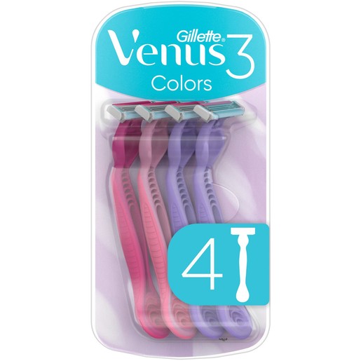 Gillette Venus 3 Colors 4 Τεμάχια